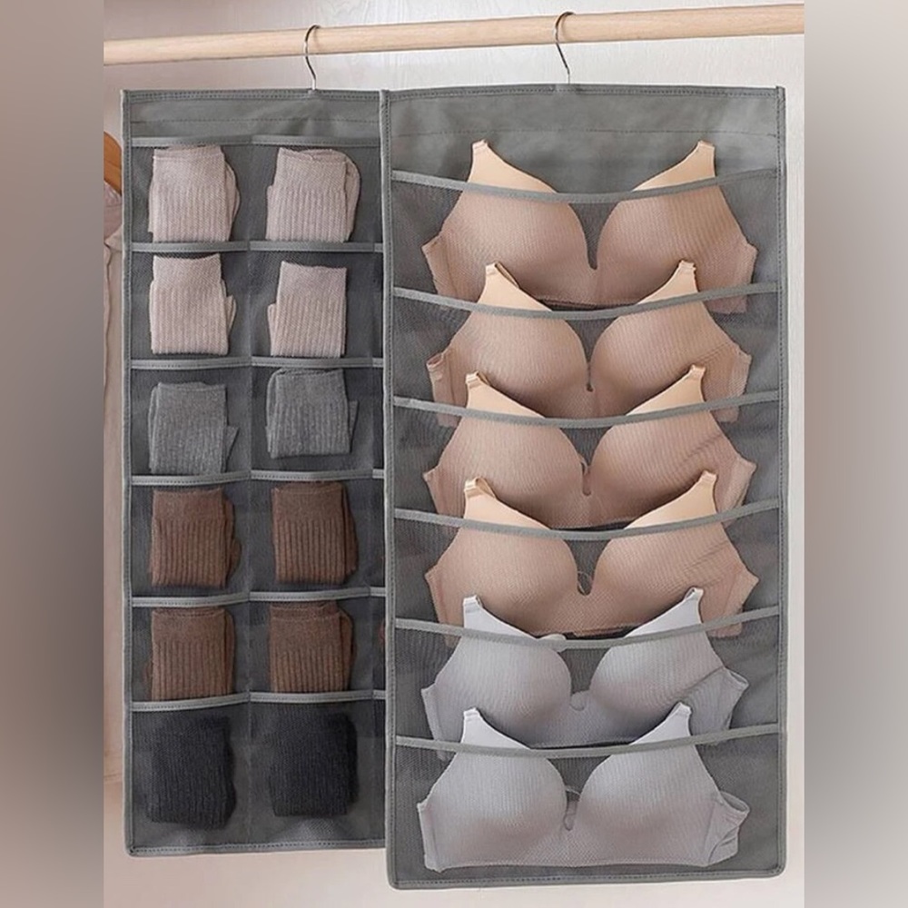 New Hanging Underwear & Sock Closet Organizer / Hanging Closet Hanger